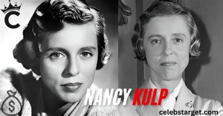 Nancy Kulp's Wiki Cause Of Death